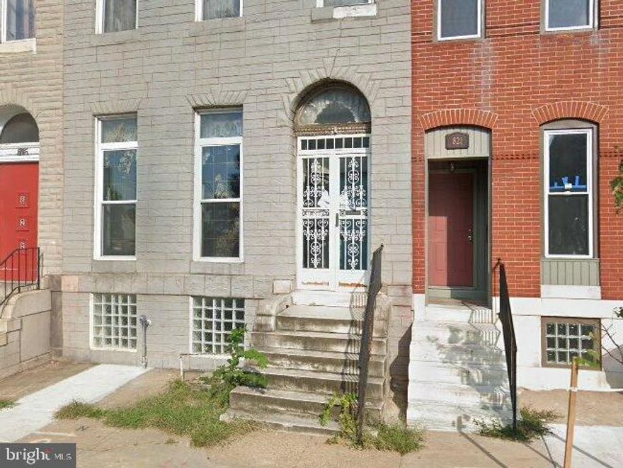 Excellent investment opportunity! Large 3-story historic brick rowhome shell awaiting your vision. This property features a traditional multi-level layout and a spacious basement, offering a blank canvas for a profitable fix-and-flip or rental conversion. Situated on a deep urban lot with potential for rear parking or outdoor space. Located with convenient access to major transit lines, commuter routes, and local neighborhood amenities. Property is sold strictly AS-IS, WHERE-IS. Buyer to verify all structural conditions, zoning, and city permit requirements. Bring your contractor and design ideas to maximize instant equity!