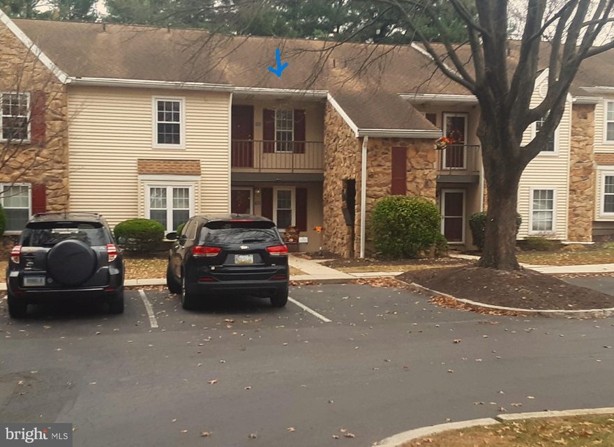 This charming and spacious one bedroom unit including 1-car detached GARAGE will be available January 1, 2025. It is located in Valley Greene of Wyomissing and offers almost 1000 square feet of carefree, convenient and comfortable living. This 2nd floor unit has an open floor plan with living room, dining area, and separate kitchen. The bedroom and bath are only a few steps away and the bedroom includes a walk-in closet. Washer and dryer are also included. Additionally, there are sliding glass doors from both the living room and bedroom for egress onto rear balcony.  Interior of unit is being renovated with fresh paint, new flooring and recessed lighting throughout. Appliances are also being updated. HOA handles water, sewer, trash, as well as lawn care and snow removal. (Tenant will pay electric + phone/cable.) This prime Wyomissing location is very close to shopping, restaurants, parks, and entertainment and you are just a short distance away from bypass access to routes 422 and 222.  (Leasing terms:  Jan1, 12mo, Pets-N, Smoking-N, Appl+CreditCkReq)