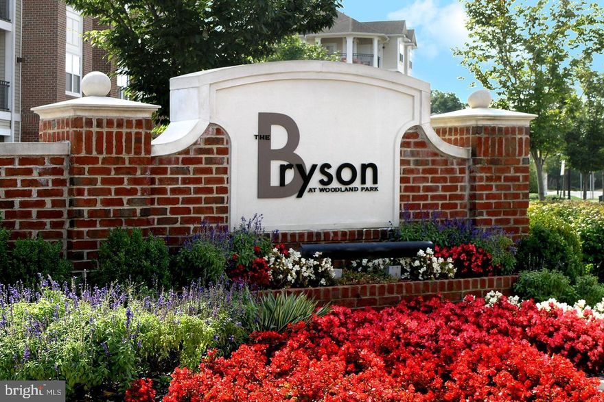 Available August first.  for appotment please call the agent. (Ladan Aref) .  1 Bedroom 1 Bath at Bryson at Woodland Park. Wood laminate flooring throughout. Freshly painted. Open Kitchen to Living Room. Stainless steel appliances. Gas cooking. Balcony. Garage Parking, Elevator. Bryson Amenities include 2 swimming pools, clubhouse, party room gym, on-site management, business center, billiards room, propane grill in common areas, and visitor parking. An elevator building. Verizon and Cox Internet/TV. Great for shopping and dining. Harris Teeter at Woodland Park shopping center and the "clock tower" Plaza. Herndon/Monroe Silver Line Metro Station for direct commuter access to Dulles Airport and easy to all major roads including Dulles Greenway, and Route 28, Fairfax County Parkway via the toll road, and Park-and-ride. Agents: For key see Agent Remarks and easy instructions to unit..