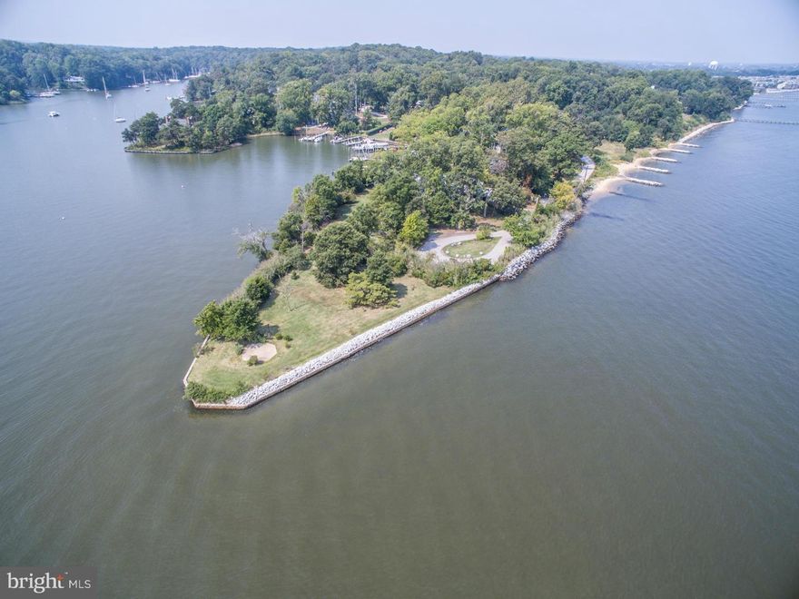 Built as the summer home for Clark Griffith of Washington Senators fame, this Lands End property is being offered for the first time in over 50 years! Known today as Holly Point, this impressive point of land has commanding views of the Chesapeake Bay and Lake Ogleton.  Chestnut Hardwoods, Mahogany Paneling, Greenhouse, Guest Cottage, Protected Pier, sandy beach nearly 1000 feet of water frontage.