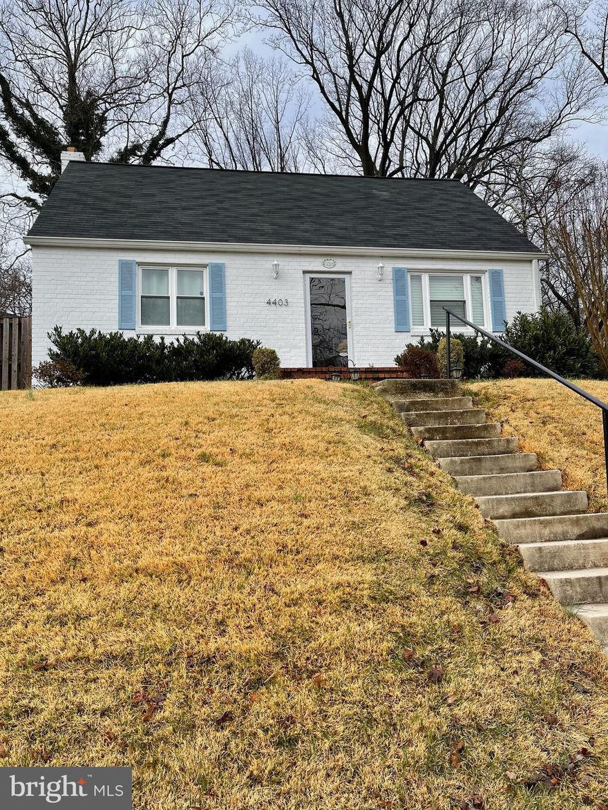 Charming updated cape cod in sought after Parkwood! Gleaming HW floors on the main and upper level, 2 main level bedrooms & full bath, updated kitchen with plenty of table space & sliding doors leading to the private back yard with spacious deck. The upper level has a large loft - perfect for a master suite with a sitting area. Fully finished basement offers additional rec room, Bonus Room that can be used as an additional bedroom, bath + laundry & storage