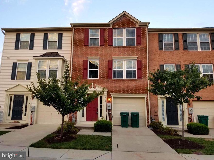 Brick front beauty! Great Elkridge townhome with a 1 car garage. Located close to many major routes - 95, 295, 29 & 100. This home offers a great layout. On the main level there is an entry, and a den with laundry. The main level offers an open layout with a large living space and a kitchen with table space. Upstairs offers 3 BR - master with its own bath.This is a Fannie Mae HomePath property.