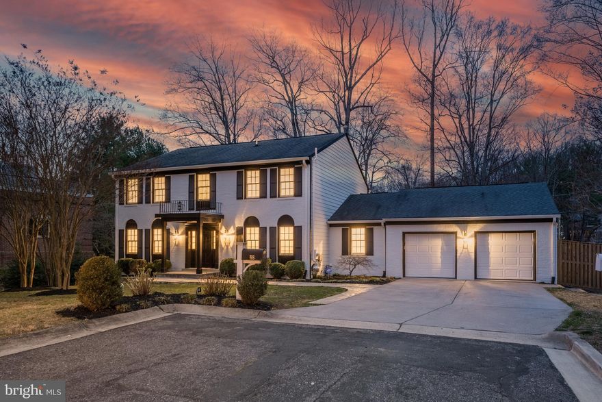 OPEN ON SUNDAY 3/30/25 FROM 1:00-4:00PM!

Welcome to this rare and highly sought-after home in the desirable Woodacres neighborhood. With over $175,000 in upgrades, this beautiful all-brick residence features a freshly painted exterior and interior, providing over 3,735 sq. ft. of luxurious living space. The home features five bedrooms and 3.5 bathrooms on a sprawling 13,785-square-foot lot.

Step inside to discover recently refinished Brazilian cherry hardwood flooring (2025) and new LED recessed lighting throughout. The gourmet chef's kitchen, which was remodeled in 2021, boasts custom-built cabinetry, upgraded quartz countertops, a designer backsplash, stainless steel appliances, and skylights. All bathrooms have been completely redone (2025) with designer aesthetics and high-quality materials.

The main level offers a seamless flow, featuring a formal dining room, living room, powder room, and an office with custom built-ins. The spacious family room features a wood-burning fireplace and double doors that lead to the new rear deck (2023). A convenient 2-car garage connects directly to the brand-new mudroom and laundry room (2025), allowing easy access to the kitchen—ideal for grocery hauls or trips to Costco.

Upstairs, you'll find four bedrooms, including a primary suite with a spacious walk-in closet that features built-in storage. The luxurious bathroom offers a freestanding soaking tub, a walk-in shower, and multiple skylights. The lower level features a vast recreation room with access to the brand-new rear patio, complete with landscaping (2025), as well as an additional bedroom and a full bathroom.

Additional highlights of this home include a fresh coat of paint throughout, fresh epoxy paint on the garage floor, a whole-house water softener system, a fully fenced yard with gated entries on each side, an ADT alarm system with cameras, an expansive driveway, and extensive landscaping with privacy trees along the rear lot. Located on a quiet cul-de-sac, this premium location is within walking distance of the Crescent Trail, Wood Acres Park, and Wood Acres Elementary School. On top of all that, Shopping, restaurants, grocery stores, pharmacies, and fitness centers are all just a short drive away. With seamless access to DC and VA, your commuting needs are easily met.

Experience the comfort of modern living in this exceptional home. Don't miss your chance to own this perfect property!