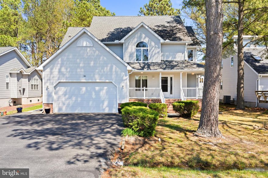 BEST & FINAL OFFERS DUE BY 10:00AM SUNDAY, APRIL 13, 2025

This spacious and inviting 4 bedroom, 2.5 bathroom home is perfectly nestled in the heart of Ocean Pines, offering peaceful water views and a warm, friendly atmosphere.
Step inside to discover a thoughtfully designed layout, featuring a flex room on the main level—ideal for a home office, playroom, or guest space. The kitchen and dining areas flow seamlessly leading out to the deck through sliding glass doors, making it easy to entertain or simply enjoy cozy evenings at home.
Upstairs, you’ll find four generously sized bedrooms, including a bright primary suite with 2 oversized closets and a private bath. This home features a fully encapsulated crawl space and a recently sealed black top driveway.
Outside, enjoy the beauty of nature from your expansive back deck, overlooking a sunny, backyard—perfect for backyard BBQs.  
Located in a sought-after community with access to parks, trails, and amenities, this home is the ideal home to embrace coastal living with plenty of space to grow.  Make this home your own!
Don’t miss your chance to make 91 Watertown Road your new home—schedule a private showing today!