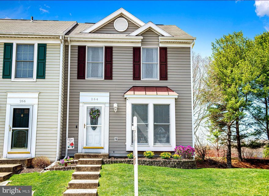 End unit, spacious & ready for you to call home! Charming 3-bedroom, 1.5-bath end-of-row townhome in the desirable Laurel Woods community of Abingdon! This home features beautiful solid hardwood floors in the living room, highlighted by a stunning floor-to-ceiling double window that lets in plenty of natural light. Neutral colors throughout create a warm and inviting atmosphere. The home also has wall-to-wall carpeting and a spacious primary bedroom with vaulted ceilings. Enjoy the lovely tile work in the upper-level bathroom, a finished basement for extra living space, and a deck leading to a stone paver patio—perfect for outdoor entertaining. The kitchen offers convenient peninsula countertop seating, ideal for casual dining or entertaining. The end-unit location provides a nice yard, perfect for outdoor activities. Nestled in a friendly, quiet neighborhood and just steps from the Emily Bayless walking park. Conveniently located near schools, shopping, APG, Edgewood Arsenal, restaurants, and major highways. Don’t miss this opportunity! Schedule your showing today!