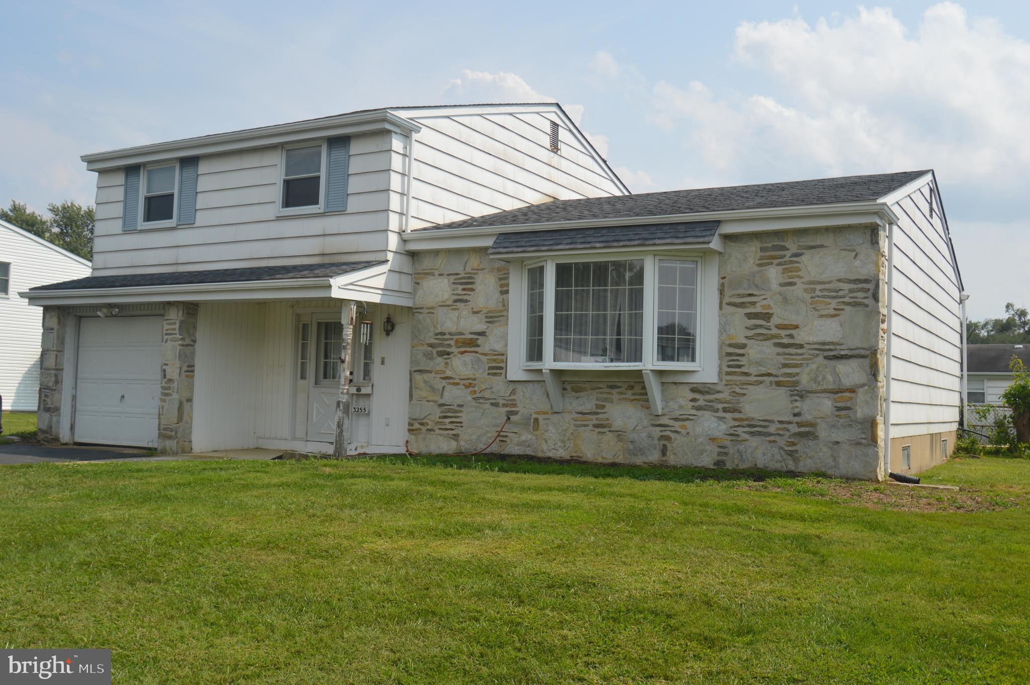 Welcome investors! This home, located in the desirable Brookwood Estate development in Bensalem, is full of potential. In need of a complete remodel, the possibilities are endless. This home boasts a one-car garage, 3 bedrooms, 2.5 baths, natural gas heat and hot water, a full basement, over 1300 square foot of living space, and a nice sized lot. Conveniently located to Street Road and I-95. Home sold strictly in "as-is" condition, buyer responsible for any municipal certifications/requirements. Bring your offers today!