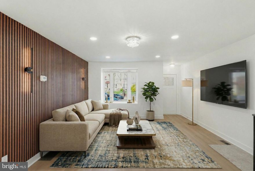 Welcome to this beautifully renovated row home in the highly desirable West Oak Lane neighborhood! Perfectly located just steps away from shopping and dining, convenience truly meets comfort in this move-in-ready property.

This home features 3 spacious bedrooms and 3.5 modern bathrooms, offering plenty of space for both everyday living and entertaining. Recent upgrades include a brand-new roof, stylish new flooring throughout, a fully updated kitchen with modern finishes, and all new doors that add a fresh, contemporary touch.

The thoughtfully designed layout provides both functionality and flow, while the prime location puts everything you need right across the street.

Don’t miss your opportunity to own a turnkey home in one of the area’s most convenient locations, schedule your showing today