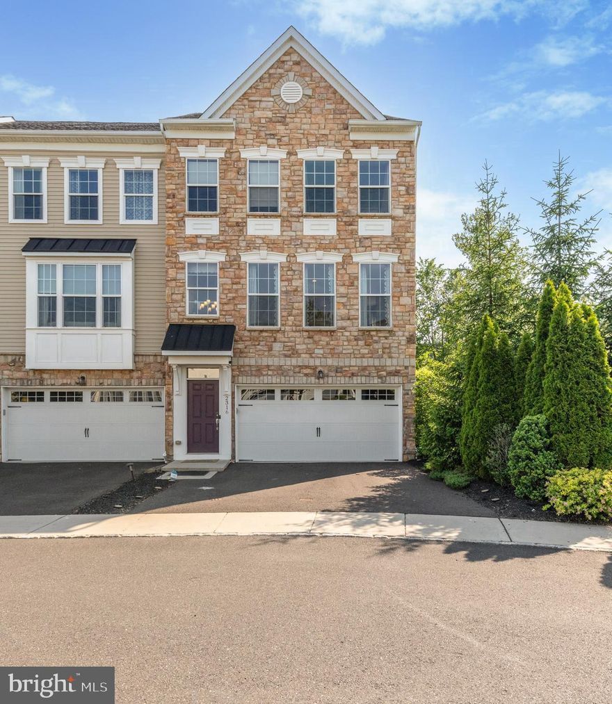 Luxury End-Unit Cantwell Model Townhome in Prestigious High Grove – 3 Beds | 2 full 2 half Baths | Extended Floorplan | Walkout Basement

Welcome to this stunning end-unit model townhome in the highly desirable High Grove community—a rare find that blends style, space, and upgrades on a premium cul-de-sac lot.

Enjoy a private driveway, 2-car attached garage, and abundant guest parking (15–20 spots) just steps from your front door. This extended model offers additional square footage in the sunroom, finished basement, and expanded owner’s suite, providing extra room for comfort and flexibility.

Step inside to an elegant open-concept layout featuring 9-foot ceilings, hardwood flooring, and upgraded window treatments throughout the main level. As a former model home, it also boasts a built-in speaker system throughout the home—including the deck and garage—perfect for entertaining.

The gourmet kitchen is a showstopper, featuring 42" gray cabinets, custom granite countertops, tile backsplash, stainless steel appliances, a large granite island, and extra recessed lighting. Upgrades include a smart dishwasher, new InSinkErator, and pull-out cabinet drawers for added convenience.

The fully finished walkout basement is bright and versatile with full-size windows, a half bath, built-in countertop workspace, and private entry—ideal for a home office, media room, or entertainment lounge.

Unwind on your private deck, perfect for morning coffee or evening relaxation.

The owner’s suite is a peaceful retreat with dual walk-in closets, custom woodwork, a soaking tub, separate stall shower, granite double vanity, and elegant tile flooring. The upstairs hall bath is equally well-appointed with granite finishes and stylish touches.

This smart home is equipped with a smart thermostat and wired Ring alarm system, ensuring comfort and security.

Conveniently located minutes from Route 611, Valley Square Shopping Center, and top-rated restaurants and retail—this home offers the perfect balance of luxury and lifestyle.

Don’t miss your chance to own this move-in ready gem—schedule your private tour today!