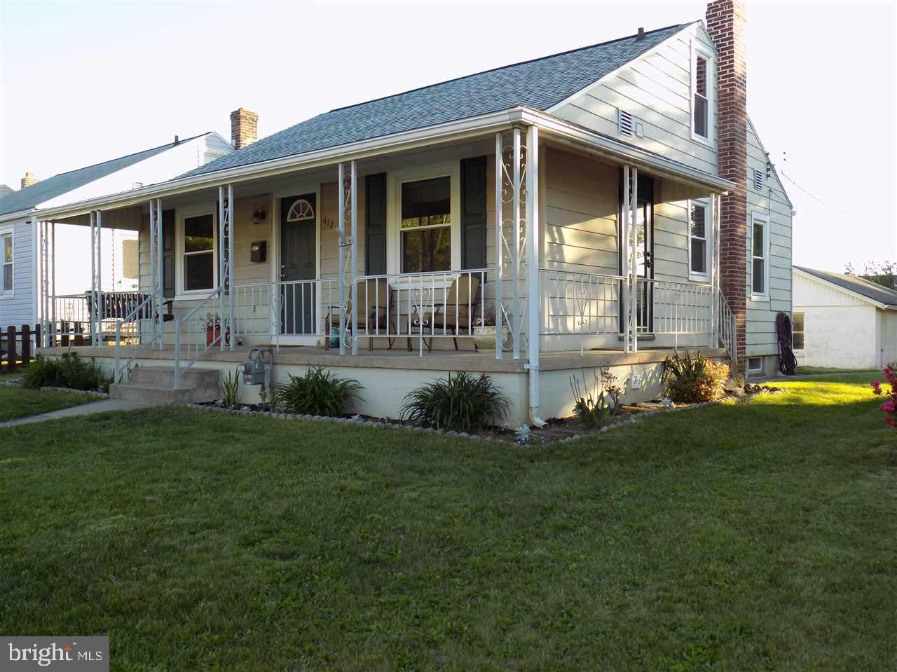 Back on the market. Buyers financing fell through. Well maintained 3 bedroom, 1 bathroom Cape Cod with wrap around front porch. Roof 2014, windows 2015, side door 2016, wood floors refinished 2016, under awning (front porch) 2016, basement 2013 and updated bathroom. Over-sized 1 car detached garage. Perfect for first time buyers. Convenient to I-83 and Rt. 30.