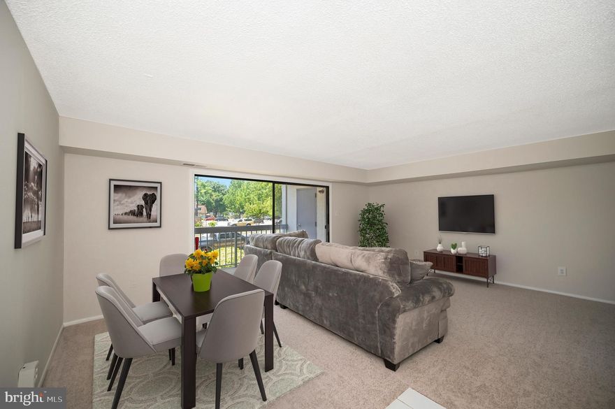 Stunning Home with Modern Upgrades and Prime Location!
Welcome to your dream home! This beautiful property features brand-new carpet and a fresh coat of paint throughout. The kitchen was remodeled just 2 years ago with gorgeous granite countertops and new cabinets, making it a cooks dream.  Enjoy the comfort of the remodeled bathrooms. The hall bathroom boasts stylish ceramic tile floors, a new vanity, and a sleek ceramic tile tub surround. The primary bathroom also shines with ceramic tile floors and a modern vanity.  Step outside to your private balcony through an oversized sliding glass door, perfect for relaxing evenings. The balcony also includes a spacious storage room for all your extra items.  Located just minutes from Ft. Belvoir, public transportation, bustling shopping centers, and major highways, this home offers convenience and charm in one package.  Don’t miss out on this incredible opportunity!  Schedule your showing today and make this house your home.