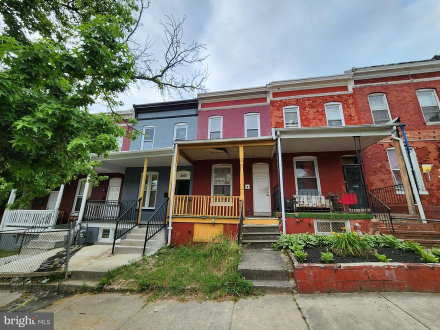 ONLINE AUCTION: Bidding begins 6/9/2023 @ 10:00 AM. Bidding ends 6/13/2023 @ 11:00 AM. List Price is Suggested Opening Bid. Deposit: $5,000. 2 Story Townhouse located in the Shipley Hill area. BLOCKS to Westside Shopping Center. JUST MINUTES to Gwynns Falls. Easy access to major traffic artery Frederick Ave.