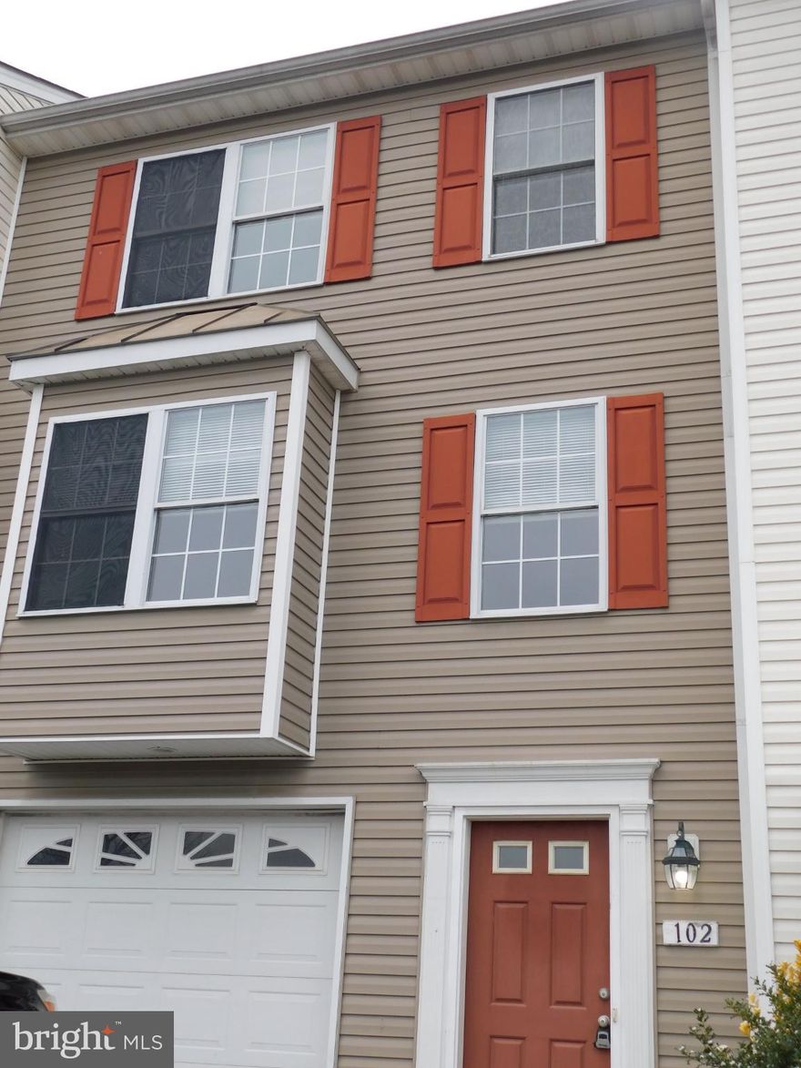 Located on the east side of Frederick County, convenient to Route 7 & 50 and I-81 is this 3 bedroom, 1 1/2 bath, 3 level townhouse with garage.  Freshly painted interior, laundry room on entry level, rear deck with access from dining area.  Natural gas heat and central air conditioning.  The community features include lawn care and an outdoor seasonal swimming pool.  No pets and no smoking.