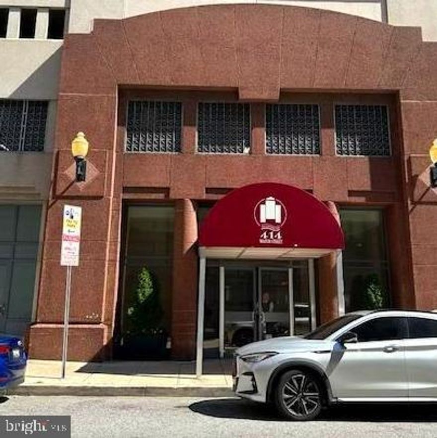 Welcome to 414 Water St. Condominiums, Unit #2011, located in one of downtown's most popular buildings.    This one bedroom - one bath light filled unit has been well maintained and is move in ready.   New flooring  and freshly painted!   Modern kitchen with granite countertops as well as an in unit washer and dryer.   Enjoy access to a full suite of amenities - assigned parking space (#243) , beautiful out door pool located on the mezzanine level,  deluxe party room, business center, fitness center and a Lobby  Front Desk that is manned 24 hours a day.   Living downtown is easy as you are just two blocks from the inner harbor, close to public transit,  close to many restaurants and shops.    Baltimore City Living at it's Best!!