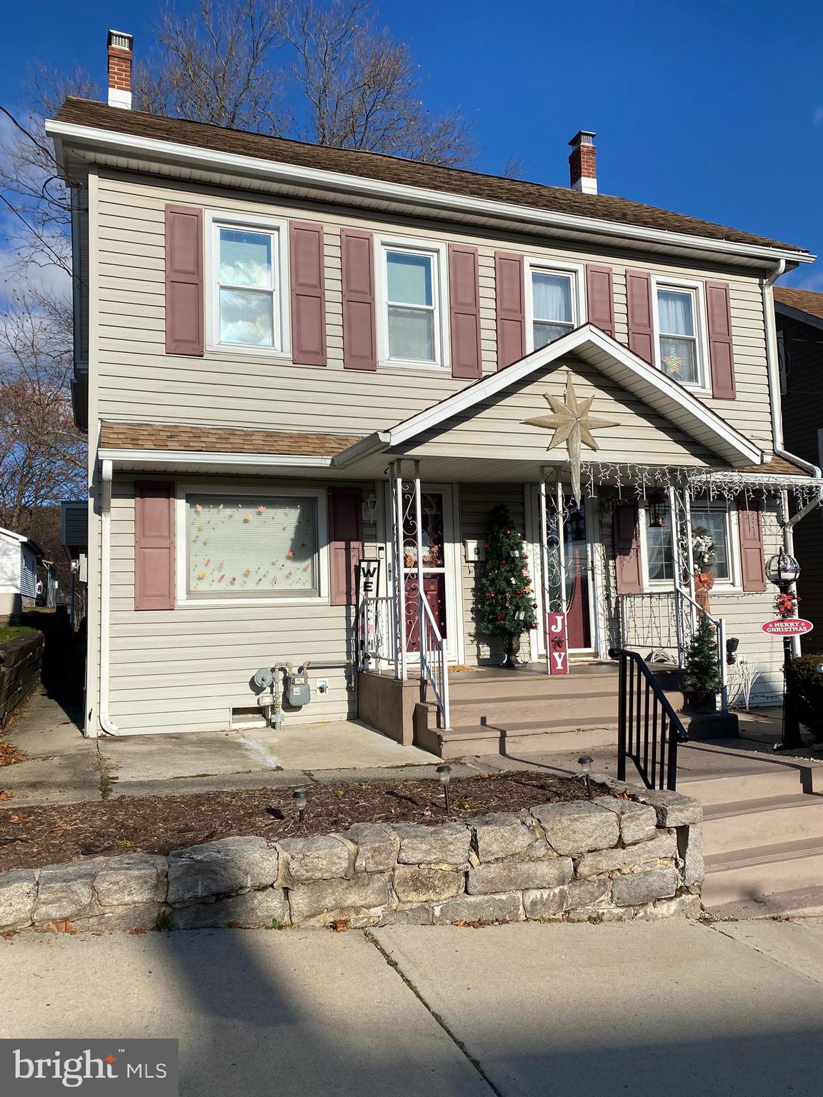 A Truly move-in ready twin in Lehighton. Owners have painstakingly worked to make your purchase and move in quick and easy- No replacing floor covering, no required painting, no trim work, no repairs, not even any cleaning- Just Move IN! Relax and enjoy this 3 bedroom home w/attic and basement- Feature gas hot water heat, covered patio, replacement windows, nice yard and shed.