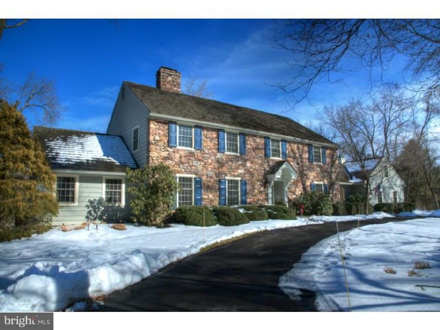Tucked away in the Cedar Glen development, a quiet and mature neighborhood within a few minutes of I-95 and other commuter corridors, lies a sturdy expansive reproduction stone farmstead. The home was designed and mill-built by renowned Bucks County builder Ferman Lex. Views of the canal and Delaware River envelop and mirror the warmth, airy light, and active inclusive feel of the home. With an au pair or in-law suite, everyone becomes part of the rambunctious flurry. There are also numerous private spaces strategically tucked away around every corner for study, leisure, and play - all separate and distinct from the general living space. A grand kitchen, where all will surely gather, provides a superb setting overlooking the pool and pergola spa, specimen planting enhance the expansive rear lot, with the breathtaking backdrop of canal and river views. Newly installed generator (Feb 2012). This is the ultimate Bucks County retreat.
