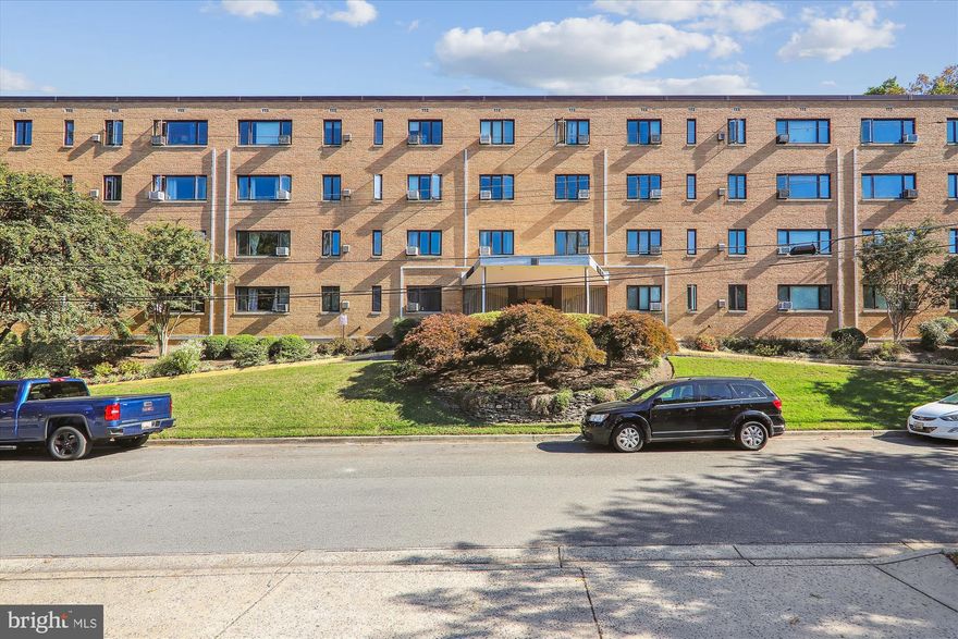 Welcome to 111 Lee Ave #102! This studio condo is conveniently located ground floor unit with no elevator or steps required to access (from side door). Features in the unit include gorgeous hardwood floors; open living space with tons of natural light; maple cabinets; granite countertops; stainless steel appliances;  view of the interior courtyard; and a reserved parking space at the rear of the building. The Takoma Condominium is a super community of 46 units in an art deco building with a courtyard and fitness center-- totally rehabbed in 2006. Easy walking distance to Takoma Metro / downtown Takoma Park -- this property will not last long, check it out today!