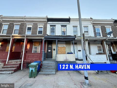 Townhouse For Sale - 122 Haven Street<br/> BALTIMORE, MD 21224
