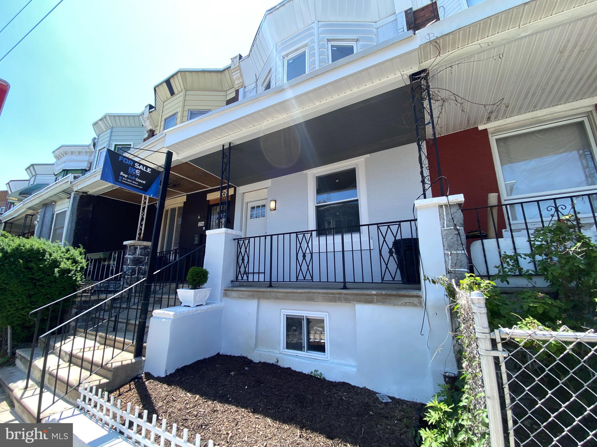 **Seller open to seller-assist, Bring your buyers** Welcome to this stunning, newly renovated 3-bedroom, 1.5-bath home, perfectly situated on a desirable block in Philadelphia! Boasting almost 1300 sq ft of meticulously updated living space, this residence offers modern comfort and style.
Step inside to discover an open and inviting floor plan featuring beautiful new flooring throughout, creating a seamless flow from room to room. The spacious living area is perfect for relaxation and entertaining, illuminated by ample recessed lighting, and a beautiful fireplace.
The heart of the home is the gorgeous, brand-new kitchen, equipped with sleek white cabinetry, stainless steel appliances, and elegant granite countertops, including a convenient peninsula for meal prep or casual dining. The stylish tiled backsplash adds a touch of sophistication.
Upstairs, you'll find three comfortable bedrooms, each offering a peaceful retreat. The full bathroom is a spa-like oasis, featuring contemporary fixtures, a new vanity, and beautifully tiled shower/tub combo. A convenient half-bath on the main level adds to the home's functionality.
The full basement provides additional versatile space, perfect for storage or a gym, and can be easily converted to a finished basement. Step outside to discover your private backyard retreat. This newly updated outdoor space features a charming wooden deck perfect for enjoying your morning coffee. The fully fenced perimeter provides privacy and security, creating an ideal setting for relaxation and recreation. With new systems and finishes, this home is truly move-in ready.
Enjoy peace of mind with a included home warranty. Located in Cobbs Creek, a fantastic neighborhood, you'll have easy access to parks, trails, local amenities, dining, and transportation. Don't miss the opportunity to make this exquisite house your new home!