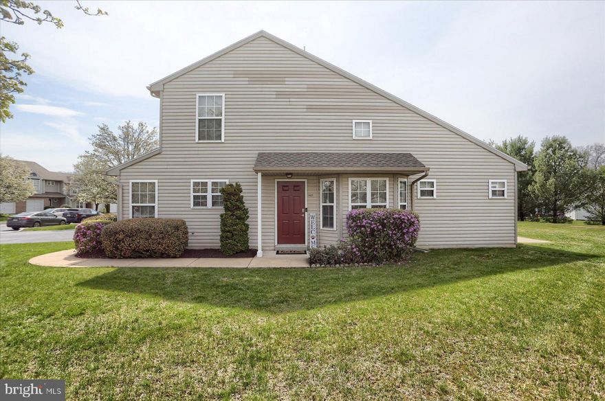 End unit, Owners Suite on first floor, 2 Car Garage, with 4 car driveway parking, CD High School, Quiet Community, No Highway noise. This is the most desirable floor plan in the community.  Neutral colors, New Roof in 2022, Ceiling fans in all Bedrooms, New luxury vinyl in Kitchen and Bathrooms, Real Raised Panel Oak Cabinets (not glued sawdust with vinyl coating), Please tour this home ASAP as I SOLD (3) of this model, all SOLD in days. Floor Plan and Room sizes are in the documents section of the listing