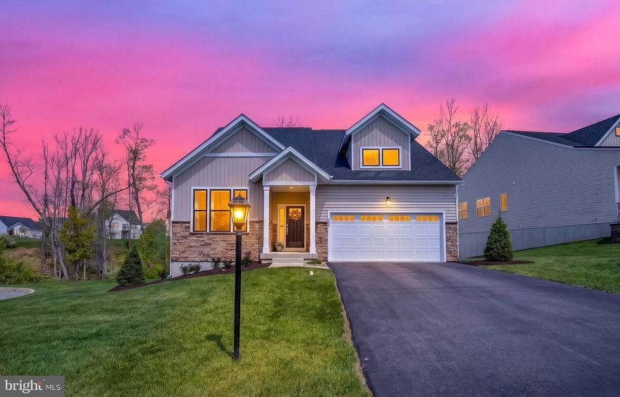 Welcome to your dream home in the highly sought-after Villages of Hillview, a vibrant 55+ community offering resort-style living with a stunning clubhouse, pool, and a full calendar of social events designed to bring neighbors together.

This exceptional ranch home is truly a standout—immaculate, meticulously maintained, and completely turnkey. Pride of ownership shines from the moment you arrive… this one is a WOW!

Tucked away on a quiet cul-de-sac, the setting is just as impressive as the home itself. The expansive, private backyard backs to a peaceful creek, creating a serene and picturesque backdrop you’ll enjoy year-round. Relax or entertain on the spacious covered deck while taking in the natural beauty that surrounds you.

Inside, you’ll find a bright and inviting layout filled with beautiful natural light. The home features generously sized bedrooms, a dedicated main-floor office, and a cozy fireplace that adds warmth and charm to the living space.

The fully finished basement offers incredible additional living space—perfect for guests, hobbies, or a media room—along with more storage than you could ever imagine. For additional living space, this space could easily add a wall to make a true fourth bedroom, and plenty of space to add a kitchenette right outside the full bath. From this level you can walk right outside to the backyard!

If you’ve been waiting for the perfect combination of location, lifestyle, and move-in-ready condition… this is the one. Don’t miss your opportunity to call this stunning home yours!