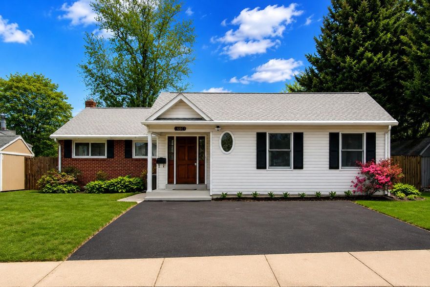Adjacent to Ashburton Elm! Well-maintained brick rambler in a highly convenient Bethesda location. This home offers a flexible layout with 4 main-level bedrooms and 2 full baths, plus a finished lower level with 2 additional bedrooms, a full bath, and space for recreation, guests, hobbies, or a home office. Interior highlights include a spacious, light-filled dining area with skylights and large windows, a versatile front addition ideal for entertaining, music, or office use, a warm kitchen with glass cabinets, smart shelving, and distinctive countertops, wood floors, French doors, and a bright primary bedroom with a walk-in closet and Jack and Jill bath. Dual-zone heating and cooling, and 3 full baths add comfort and function. 

Outside, the fenced courtyard offers a private retreat, and the paved walkway wraps around the home. There is an outdoor shed, 3 separate access points to the backyard, 2 street-facing garden beds, an additional backyard garden bed, and room for more. The north-facing orientation brings in soft indirect light, and the many windows add both natural light and curb appeal. The roof was updated within the last 5 years, and parking includes a 2-car driveway plus ample street parking. 

The location is convenient for daily life. Less than a block from the elementary school, this home is close to Old Georgetown Road and Metrobus M70, with sidewalks, streetlights, and a middle-of-block setting that make it easier to enjoy the neighborhood without being car dependent. It is also within walking distance of Walter Johnson High School, Georgetown Square, Wildwood Shopping Center, Stratton Park, Davis Library, and a bus stop, with access to 2 Metro stations. Minutes from Montgomery Mall, Strathmore, Pike & Rose, and Rockville Pike, and positioned between I-270 and I-495 for access across the DMV. No HOA. Quiet neighborhood setting.