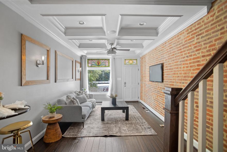 BEAUTIFUL CUSTOM CHAP RENOVATION IN THE HEART OF CANTON WITH OFF STREET PARKING NOW AVAILABLE. GLISTENING HARDWOODS CASCADE THROUGHOUT. ENJOY CUSTOM CABINETRY, UPGRADED TRIM AND PAINT PACKAGE, COFFERED CEILINGS, EXPOSED BRICK, IMPORTED TILE, QUARTZ COUNTERTOPS, SS APPLIANCES IN DESIGNER CHEF'S KITCHEN. TONS OF NATURAL LIGHT. FINISHED LOWER LEVEL. HIGH CEILINGS. TONS OF STORAGE. WALK-IN SHOWERS. WALK-IN CLOSETS. WHOLE HOUSE AUDIO. SPACIOUS 4 BEDROOMS WITH 3.5 BATHROOMS. EXPANSIVE ROOF DECK FOR ENTERTAINING - GREAT WATER AND CITY VIEWS. CLOSE PROXIMITY TO RETAIL SHOPPING, LOCAL DINING, PATTERSON PARK, AND ALL MAJOR HIGHWAYS. ROUGHLY 3 YEARS REMAINING ON THE CHAP TAX CREDIT. SCHEDULE A PRIVATE TOUR TODAY.