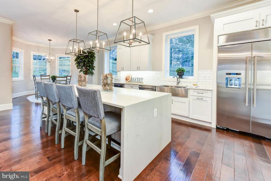 5,200sqft NEW BUILD w/top of the line EVERYTHING! Luxury kit w/carrera marble waterfall island & Viking applncs opens to great room w/FP, bfast room & French doors to patio. Designer paint/fixtures throughout. Large walk-in & butler s pantries. All BR s have stunning en-suite baths including a master suite w/2 WIC + 2 person shower. LL w/mud+rec room & a BR & full bath. 1 car garage & driveway.