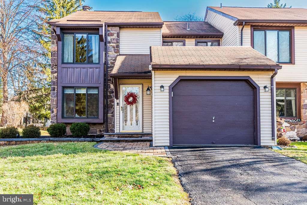 Welcome home to this beautiful end unit, 3-bedroom, 2 1/2 bath townhouse nestled in the highly sought-after neighborhood of Raintree in beautiful Newtown, Bucks County. This home offers many upgrades and renovations throughout and is a beautiful blend of comfort, convenience, and style. Located in award-winning Council Rock school district! Home is ideal for those looking for top-tier education or anyone just looking for that vibrant community atmosphere. The entire first floor has been updated, with new gleaming hardwood floors throughout. The open-floor plan offers spacious living and dining spaces perfect for relaxing or entertaining guests. The dining room flows into the brand-new kitchen, with a large center island, ample storage and counter space, and modern appliances. A renovated powder room and laundry area complete the first floor, which looks out onto a large, fenced-in backyard with new steps, patio, and landscaping, creating a perfect outdoor retreat and space for entertaining. Upstairs, the generous master suite provides a peaceful retreat with a private en-suite bathroom, while two additional bedrooms offer plenty of space for family, guests, or a home office. The additional, freshly updated full bath on the second level ensures comfort and privacy for all. A renovated basement provides additional space for living and storage. In addition to the renovations, seller has updated windows and HVAC system. This home’s prime location is an easy walk to Goodnoe School and Newtown Borough, plus just minutes away from downtown shopping, dining, and beautiful nearby Tyler Park. Commuters will appreciate the proximity to major highways, making travel to NJ, Philadelphia or NY a breeze. Community amenities include a playground, clubhouse, and pool, plus tennis, basketball, and pickleball courts. Don't miss your chance to own a home in one of Newtown’s most desirable neighborhoods. Schedule a showing today and see how this townhouse is the perfect place that feels like home!