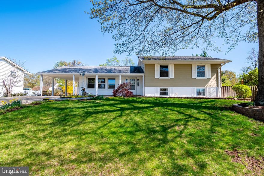 Well kept split level home. 5 Bedrooms, 3 baths. LVP in living and dining room. Quartz countertops in kitchen and stainless steel appliances. Beautiful backyard with a flagstone patio. Large shed. Newer windows,  roof and HVAC. Carport for 2 cars and large driveway with plenty parking spaces.