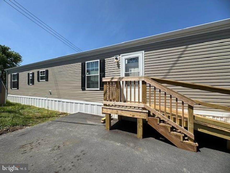 Beautiful 2022 Manufactured Home in Martinsburg, WV- purchased May 2023.  Located in Spring View Estates, this Eagle River Homes -Chesapeake Single model is 70 X 16 and a SINGLE WIDE -offers modern comfort and convenience; Bedrooms: 2,-generous in size, Bathrooms: 2-generous in size and deep tubs. Accessibility: Handicap ramp attached, one handicap height toilet.  1120 Square feet in size. 

Lot rent is $470 a month it includes trash and snow removal. Sewer is added to monthly lot rent payment and invoiced by the park. You pay water through Berkeley County Water and Potomac Edison for electric. We had comcast for phone and internet services.  Please note that park approval is required to move into Spring View Estates.  Home has to be owner occupied the park doesn’t allow subletting.  Smaller pets allowed- park to approve. 

For more details or to schedule a viewing, contact us today! Listing agent is owner and  to be present to show the home. 

NO OWNER financing, financing option available  through park if needed.