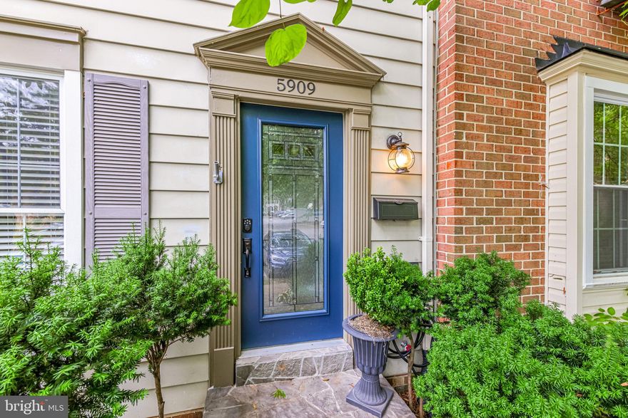 Welcome to 5909 Berkshire Ct! If you're looking for a stunning, spacious 3 bedroom 3.5 bath, masterfully renovated townhome just south of Old Town Alexandria with a one-of-a-kind artistic details that is METRO WALKABLE and centrally located to all military bases (20 min drive to: Pentagon, JBAB, Ft. Belvoir, Ft. Myer, Andrews AFB) and 495 & Route 1, then this is the rental home for you! This home is the envy of the neighborhood. If you long for a house with character, warmth, an awesome kitchen, and beautiful finishes with a low maintenance landscaped yard, we would love for you to be able to call our place your new home! Home amenities include:
- Wood and tile throughout house (no carpet!)
- Gourmet Chef's Kitchen with Induction cook top, dual wall convection oven/ microwave, Kraft-maid cabinetry with base drawers not cupboards, mixer lift, ample storage, pantry, large single basin sink, stainless steel appliances, french door fridge with ice maker and water filter, granite counters
- Eat in kitchen table area, Bar counter between kitchen and dining/living space 
- Durable bamboo floors 
- Beautiful tile rugs and accents throughout home 
- Oil rubbed bronze fixtures, faucets and door hardware 
- Custom made lighting with a slight industrial feel w/ LED bulbs 
- Updated master bedroom with en-suite bath; double sinks, shower and large soaking tub 
- Finished family room with walk-out basement (can also be used as a 4th bedroom) with: wet-bar, fridge (pre-plumbed for kegerator) and full bathroom with walk-in closet 
- Linen closet and front entry coat closet 
- 3 utility storage closets in basement 
- Over sized Laundry and storage room
- Recently replaced efficiency water heater
- Central heat-pump /air conditioning 
- FIOS fiber optic cable ready 
- Hidden in-wall cable and power connections for wall mounted TVs 
- Shady perennial landscaped front and back yard with no grass
**1-year lease only (June 7, 2025- June 15, 2026) due to owners moving back to the area summer 2026**