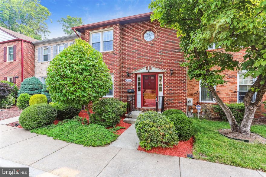 OPEN HOUSE SATURDAY 6/17 1-3 PM &  SUNDAY 6/18  1-3. Lovely 3 bedroom, 3 full bath, & 1 half bath, 3 level brick townhome in the desirable Inverness Knolls Community.  This home offers many improvements for your enjoyment, including Hardwood floors on the main level, new carpeting on bedroom level, windows replaced, and new toilets.  The renovated kitchen will impress: stainless steel appliances, abundance of custom cabinets, under cabinet and recessed lights, plus granite countertops.  A nice sized living room and dining room with French Doors that open to a deck over looking woods, offering plenty of privacy. The powder room has been updated, too.  Upper level boasts the primary bedroom with a dressing area, two closets, ceiling fan and en-suite updated bath. Two additional good-sized bedrooms on the upper level,with ceiling fans and another full updated bathroom with a jacuzzi tub. Enjoy the family room in the Lower level that has a wood burning fireplace, new luxury vinyl plank flooring and exits to the patio.  There is a wall of built in closets with organizers providing extra storage. Full bathroom with a walk-in shower plus a large utility room with new luxury vinyl plank flooring, too.  The Inverness Community has a pool, tennis courts, playground, & walking trails.  The community is adjacent to the newly expanded Cabin John Village with shops and restaurants.  495 & 270 are minutes away.  Come and see this lovely townhome.  Churchill High School.  You will not be disappointed!!!