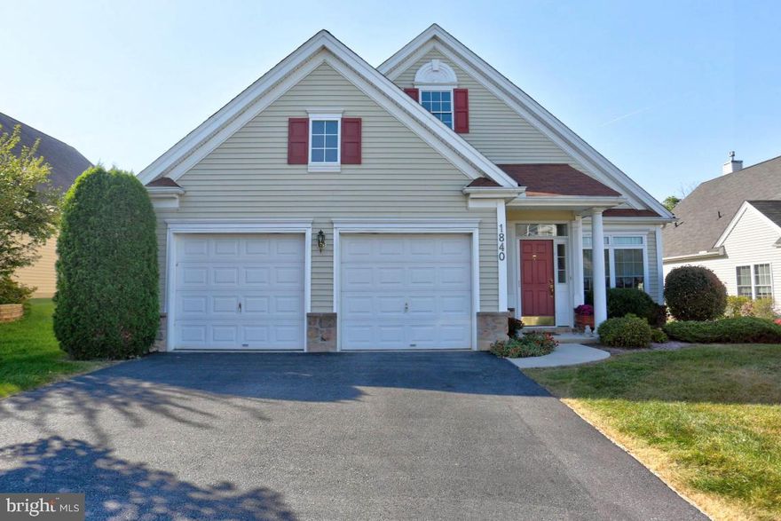 Complete one floor living home in desirable Village Grande community great for entertaining and hosting family gatherings. Open floor plan, 3 full baths, tremendous closet space and high cathedral ceilings.  Sunroom, 2nd floor loft and large garage with shelving. Convenient location with easy access to major routes, LGH campus and Lancaster City. Community offers pond, pool, clubhouse, fire pit and exercise area.