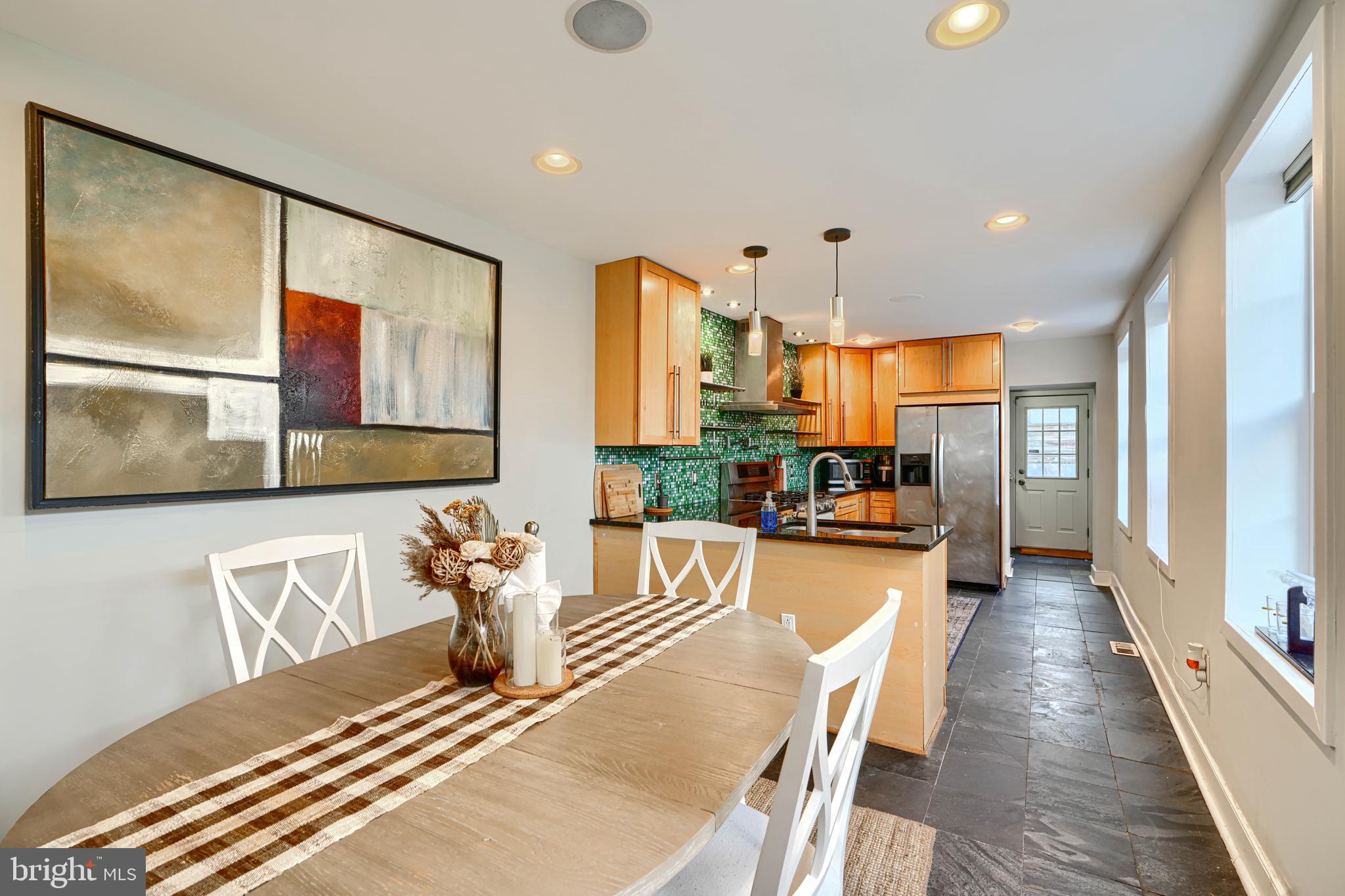 NEW PRICE – Luxury Meets Location!
"$30K Price Improvement in Upper Fells Point"
Welcome to 1717 Gough Street, a beautifully updated brick rowhome in the heart of Upper Fells Point. This spacious home offers 4 bedrooms and 3.5 full bathrooms across three finished levels, blending classic charm with modern convenience.
The main level features an open floor plan with hardwood floors, recessed lighting, and a bright living area. 
The craftmanship and attention to details is in every corner of the home from the whole house surround sound system, to the beautiful nooks with accent lighting and a custom built floating staircase to make moving in a breeze. The Chef's kitchen is upgraded with granite countertops, stainless steel appliances, ample cabinetry, and a breakfast bar. Upstairs, the primary suite includes generous closet space and a modern en-suite bath. There are 2 owner's suits with their own bathrooms (2nd and 3rd floors) and an entertainment nook complete with wet bar and wine fridge plus 2 additional bonus rooms.
The finished lower level provides flexible space that can serve as a 5th bedroom, office, or recreation area. A private fenced patio in the rear is perfect for outdoor dining and entertaining. Additional highlights include central A/C, efficient heating, and fresh paint throughout.
Enjoy a walkable lifestyle just steps from Patterson Park, Fells Point waterfront, and local shops and restaurants, with easy access to Johns Hopkins, I-95, and downtown Baltimore.