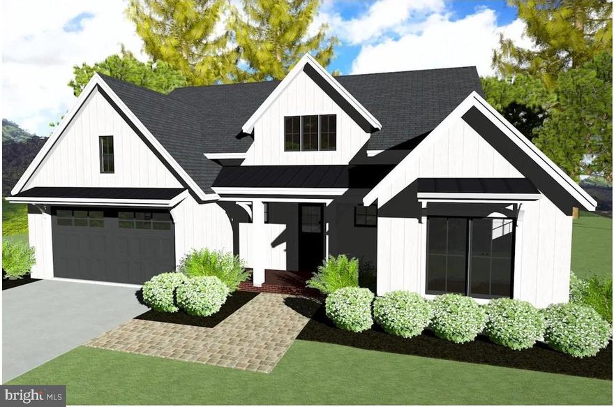 TO-BE-BUILT in Garrett County's only 55+ community! This home "Isabella" embodies the essence of modern living with its sleek design and thoughtful features, offering both style and functionality for contemporary lifestyles. This single-story home boasts a total area of 1,878 square feet, providing ample space for comfortable living. As you enter through the garage, you're greeted by a spacious foyer that leads seamlessly into the main living area. The heart of the home is the open-concept great room, which flows effortlessly into the kitchen and dining area, creating an ideal space for gatherings and entertainment. The kitchen is a chef's dream, featuring a large island, walk-in pantry, and ample counter space for meal preparation.
HOA fee will be determined as amenities are completed.

The main floor master bedroom offers a peaceful retreat, complete with a vaulted ceiling, an ensuite bathroom and walk-in closet, providing privacy and comfort. Two additional bedrooms and a shared bathroom offer flexibility for families or guests. The covered front porch and outdoor kitchen grill provide inviting spaces for outdoor relaxation and enjoyment. With its thoughtful layout and modern amenities, this house offers a perfect blend of comfort, style, and functionality for modern living.