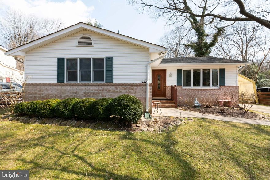 Don't miss out on this rare opportunity to buy a custom built, single owner L-shaped rancher in a desirable waterfront community.  Home features, updated kitchen and baths, hardwood floors throughout, east facing screened rear porch, large paver patio for outside entertainment, fenced yard with flowering trees and shrubs and a full unfinished basement including exterior exit with unlimited possibilities.  Located on a quiet street, with a short walk to one of the community beaches.    Community Amenities include a pier, dock, boat ramp (small extra fee), beach access, playground, ball fields & clubhouse. HOA recreation fee is $32 /year for all those amenities! Easy access to major transportation routes to Baltimore, Annapolis, DC & BWI. Close to Ft. Meade & NSA.