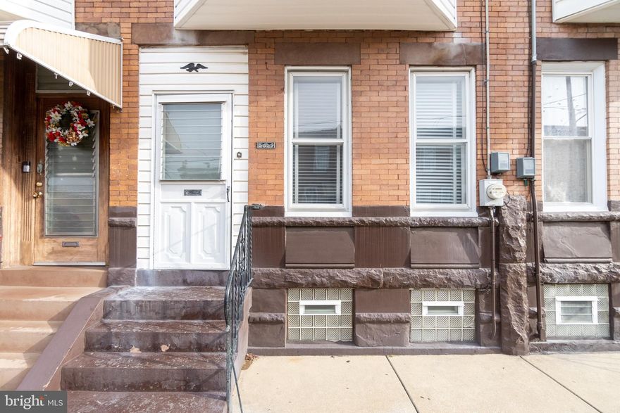 Wonderful opportunity to own a well maintained home in the Port Richmond neighborhood of Philadelphia. 
Enter through the traditional foyer into an oversized living that offers tremendous character and high ceilings.  The dining area and then eat in kitchen follow.  The large rear year will offer great 3 season entertaining.  The lower level is equipped for lots of storage and the utilities.  The upper floor features 3 large bedrooms and a full hall bath.  If you are considering an investment for your own upgrades or sweet equity, or as a rental property, look no further.  Close to public transportation and all the restaurants, shopping  and entertainment offerings just down the road in Fishtown and the emerging Frankfort Avenue corridor.