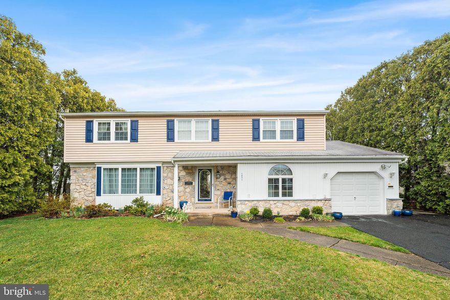 Beautiful meticulously maintained 4 Bedroom 2.5 Bath House in the desirable Hartsville Park neighborhood.  When you enter there is a huge living room to your left which is open to the large formal dining room with sliding door to the rear deck for indoor/outdoor entertaining.  The eat in kitchen features newer double ovens, microwave, refrigerator and dishwasher, pantry and tons of counter space for prep space and entertaining. Kitchen is open to the family room and great room addition with cathedral ceiling, wood fireplace with brick accent wall and built in pizza oven!  Great room has sliding door out to the rear deck and private back yard.   The huge second "Costco" pantry  has another refrigerator and lots of shelves and closet storage.    Mudroom with washer and dryer and powder room completes the first floor.  The second floor has hardwood flowing into the grand Owner's Suite with two closets and tons of natural light.  Owner's bath with updated white tile and finishes has separate shower and soaking tub.  Bedroom 2 has a huge walk in closet than can be a homework room, closet, room for an additional en suite bathroom.  Bedrooms 3 and 4 share the large hall bathroom.   Neutral, light and bright finishes throughout home.  All 4 bedrooms are large. 
 Basement with separate storage room with built in shelving.  Pride of ownership is evident as soon as you pull up to the curb.   Beautiful landscaping with evergreens around the perimeter for privacy.  Large newer storage shed included.  Nothing to do except move in and enjoy!