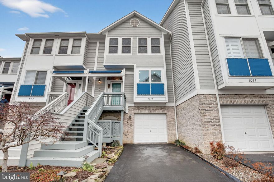 Experience an elevated waterfront lifestyle in the coveted Windward Key community, ideally positioned along the shores of the Chesapeake Bay in the heart of Chesapeake Beach. This exceptional four-level townhome blends refined design with water views, offering 3 bedrooms, 4 full baths, and 1 half bath across thoughtfully designed living spaces. Sunlight pours through expansive windows, illuminating rich cherry hardwood floors that flow throughout the main and upper levels. The main living level is designed for both elegant entertaining and everyday comfort, featuring a spacious great room with a gas fireplace, an inviting dining area, and a well-appointed gourmet kitchen with stainless steel appliances, pantry, and wine refrigerator. Step onto the private deck to take in tranquil bay and fishing creek views—perfect for morning coffee or evening gatherings. The lower level offers a versatile recreation space with a full bath and dedicated laundry room, ideal for guests or extended living, with seamless access from the attached garage. From here, step outside to your deck and connect directly to the waterfront walkway, embracing the true essence of coastal living. Upstairs, the primary suite serves as a luxurious retreat, complete with a custom closet system, additional storage, and a spa-inspired bath featuring a jetted soaking tub and separate shower. A private deck off the suite captures breathtaking water views, creating a serene escape. This level also includes an additional bedroom and full bath. The top level provides exceptional flexibility, offering a private suite with full bath and walk-in closet—perfect as a fourth bedroom, executive office, or fitness studio—opening to yet another deck with sweeping, unobstructed views of the bay. An attached garage, additional storage, and private driveway ensure convenience, while Windward Key residents enjoy exclusive amenities including a pool and private beach. Just moments from and walking distance to local dining, shopping, marinas, water sports, and the Chesapeake Beach Water Park, this home also offers easy access to Washington DC, Annapolis, Joint Base Andrews, and Northern Virginia. Live where you play—and indulge in the luxury of waterfront living every day.