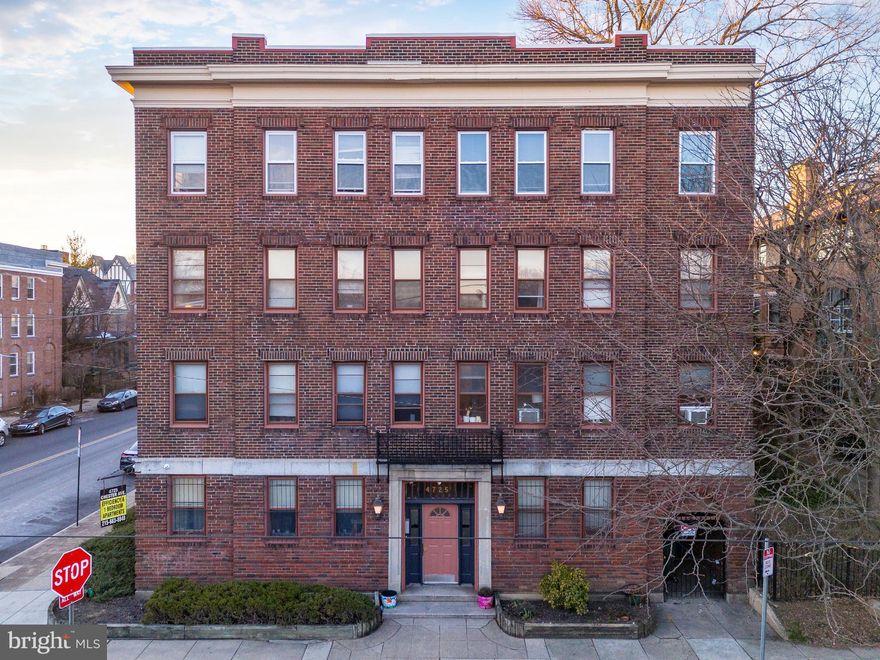 Introducing "Chester Avenue Apartments" in Philadelphia, Pennsylvania — a boutique, redbrick value-add apartment building in the lovely Cedar Park section of West Philly. Adjacent to The University of Pennsylvania (IVY LEAGUE), this 40-unit investment property commands a dominant presence on the NE corner of 48th and Chester with its handsome facade and classic architecture.  With fourteen (14) studios and twenty-six (26) one bedroom units, 4725 Chester presents an extraordinary opportunity to acquire prime multifamily real estate in a Top-10 USA MSA with exceptional demographics and surrounds. Philly's leading employers, healthcare and innovation campuses and universities power this "Eds and Meds" district — insulating the community with accessibility, jobs, amenities and safety. Generational acquisition opportunity. Substantial CAPEX performed by Ownership in recent years (new boiler, roof, common areas) and future opportunity to capture additional income via renovated units, utility reimbursements, and more. Enquire within for financials.