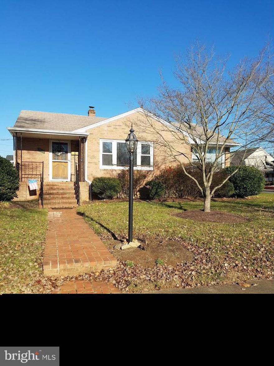 Brick Rambler located on a corner lot and only one block to the Rappahannock River & Heritage Trail. Home Features 3 Bedrooms and 2 Full Bathrooms, Eat In Kitchen, Formal Dining room, Large Living room and Florida room that leads to fenced in yard. Unfinished basement great for storage! Detached 2 Car Garage ! Located on a large lot close to Downtown Fredericksburg, VRE and more.