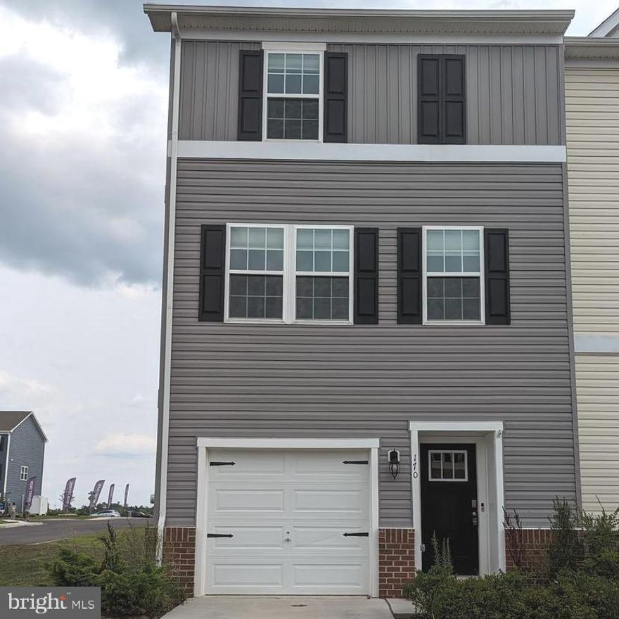 Come make this 3 story end-unit townhouse your own!! The location is convenient to schools, shopping, restaurants, medical, and I-81.  The first floor is the 1-car garage, coat closet, utility room, half bath, and one large room that can be a 4th bedroom, mancave, or game room for the kiddos.   As you go upstairs you will find a spacious kitchen with a large island with tons of storage and quartz countertops, a dining room, and a large living room with LVP flooring.   Also a deck of this level for entertaining or just relaxing after a long day.  Upstairs the primary bedroom has its ensuite bathroom with a large shower and 2 sinks,  2 other bedrooms, and a full second bathroom.  Oh, I almost forgot one more thing on the level is the laundry room so no more hauling your laundry up and down the stairs.  The tenant is responsible for all utilities and lawn care.  Income must be 3 times the rent.  No pets allowed!