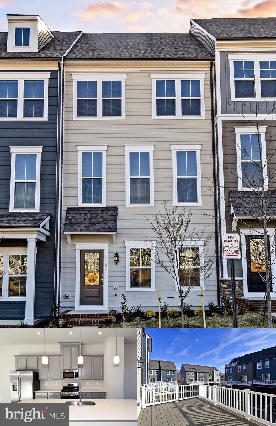 Ready for Move-In on 12/1/25! Experience luxury living in this stunning Stanley Martin Kendry townhome offering three levels and over 2,000 finished square feet. Located in the sought-after Potomac Shores community, this home provides an exceptional lifestyle with nearby schools, golf, fitness center, swimming pools, clubhouse, trails, tot lots, and shopping and VRE coming soon. Enjoy convenient access to major commuting routes leading to Ft. Belvoir, Quantico, the Pentagon, and Washington, D.C.
  This brand-new townhome features an open-concept main level with high ceilings, abundant natural light, and access to a large rear deck just off the upgraded kitchen. Beautiful views of the Potomac River are within walking distance. The gourmet kitchen includes a 10-foot island, stainless steel refrigerator, gas stove, microwave, dishwasher, and white granite countertops complemented by upgraded gray cabinetry.  Additional features include wired LAN connections throughout, fresh neutral décor, luxury wood laminate flooring on the main level, and three ceiling fans. The home offers four bedrooms, three and a half bathrooms, and an upper-level laundry with a side-by-side washer and dryer. A two-car rear-loading garage and a two-car driveway provide ample parking. Custom blinds have been installed, and basic internet service is included in the rent.   Don’t miss this opportunity to live in a brand-new home in the beautiful Potomac Shores community.