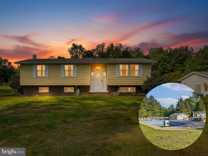 Welcome home to this conveniently located 4-bedroom property situated on a spacious 1-acre lot. Offering plenty of room inside and out, this home features 2 kitchens, a large detached garage, and a pool with a patio area perfect for relaxing or entertaining.  Enjoy the privacy and space of an acre while still being close to shopping, dining, and other everyday conveniences. With great outdoor features and flexible interior space, this property has so much to offer.