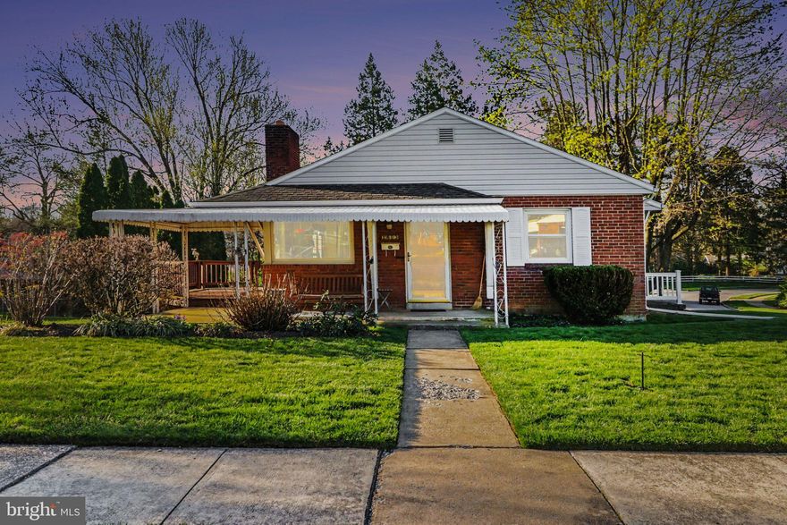 Welcome to this charming all brick ranch home, perfectly situated on a spacious corner lot! Enjoy relaxing mornings or quiet evenings under the large covered front porch awning, offering the perfect spot to unwind.

Inside, you’ll find beautiful hardwood floors that flow throughout the home, adding warmth and character. The layout includes two comfortable bedrooms plus a versatile bonus room with glass French doors, ideal for a home office, nursery, or creative space to fit your needs. A cozy wood-burning fireplace serves as a focal point in the living space, perfect for those colder months, while natural gas heating and central air provide year-round comfort.

The property also features a convenient lower-level side-entry one-car garage, along with a generously sized driveway providing plenty of additional parking. Step outside to your backyard, complete with an above-ground swimming pool—perfect for summer entertaining and relaxation.

Conveniently located in close proximity to schools, shopping, and major highways, this home offers easy access to everyday essentials and commuting routes.

This home offers a great combination of comfort, functionality, and outdoor enjoyment—all in a desirable setting. Don’t miss your opportunity to make it yours!