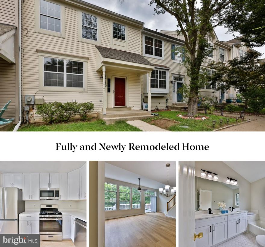 Come and see this MOVE-IN ready, gorgeous townhouse - it is ready for your family! This is a virtually NEW home: NEW roof, NEW paint, NEW Luxury Vinyl Plank throughout the main floor, NEW plush carpet in bedrooms and lower level, NEW kitchen cabinets, NEW stainless appliances, NEW Quartz countertop, UPDATED bathrooms. NEW water heater, HVAC /furnace is only 5 years old. Home offers an open floorplan on main level, that is perfect for entertaining! The home gets a lot of natural sunlight. Primary bedroom w/ large primary bathroom (new double sink vanity + standing shower, soaking tub). Lower level is walkout - offers a spacious entertainment area w/ fireplace and a bonus room, that can be either used for home office, gym, or a guest room. Large deck and patio is ready for your cookouts, and outdoor entertainment. Enjoy the beautiful view of mature trees in the back.