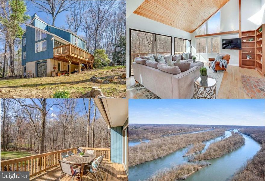 Welcome to 9130 Potomac Ridge Road in highly sought after Potomac Ridge Estates in Great Falls, Virginia.

Discover the epitome of comfortable living in this thoughtfully updated home, nestled on a secluded and wooded 5-acre private setting. Boasting over 3000 finished square feet, this home offers a perfect blend of charm, comfort, and potential for expansion.

This spacious home features 3 bedrooms, including a master suite, offering the perfect balance of privacy and togetherness. With 2.5 baths, including a recently renovated powder room and an upstairs hall bathroom, many details have been carefully crafted for modern living.  Main level Study is perfect for working at home or to use as guest bedroom. Main level Family room filled with natural light and vaulted ceiling to upper level. Updated kitchen with  windowed breakfast room adjacent to formal dining room.. Entertain with ease in the large lower level rec room with walk-out, perfect for gatherings and family activities. The ample lower level storage provides convenience and organizational solutions and options for additional finished space.

This property not only offers a move-in-ready home, but also presents exciting expansion possibilities. Plans are available for a home addition and ample space for a future pool, providing the opportunity to customize and create your dream home. Alternatively, explore the option to tear down and build anew—an enticing prospect considering the comparable prices for lot/land deals in the vicinity. Land engineer drawings for septic up to 6 BR available under documents.

Relish in the tranquility of the 5-acre wooded lot, creating a private oasis that feels worlds away from the hustle and bustle of northern Virginia. The lush surroundings provide the perfect backdrop for outdoor activities, relaxation and the potential realization of your vision for a dream home.

Situated in the sought-after Great Falls community, this property offers the perfect balance of serenity and convenience. Enjoy the proximity to local amenities and easy access to major commuting routes, and both Regan National and Dulles Airports.

Don't miss this opportunity to make 9130 Potomac Ridge Road your forever home!