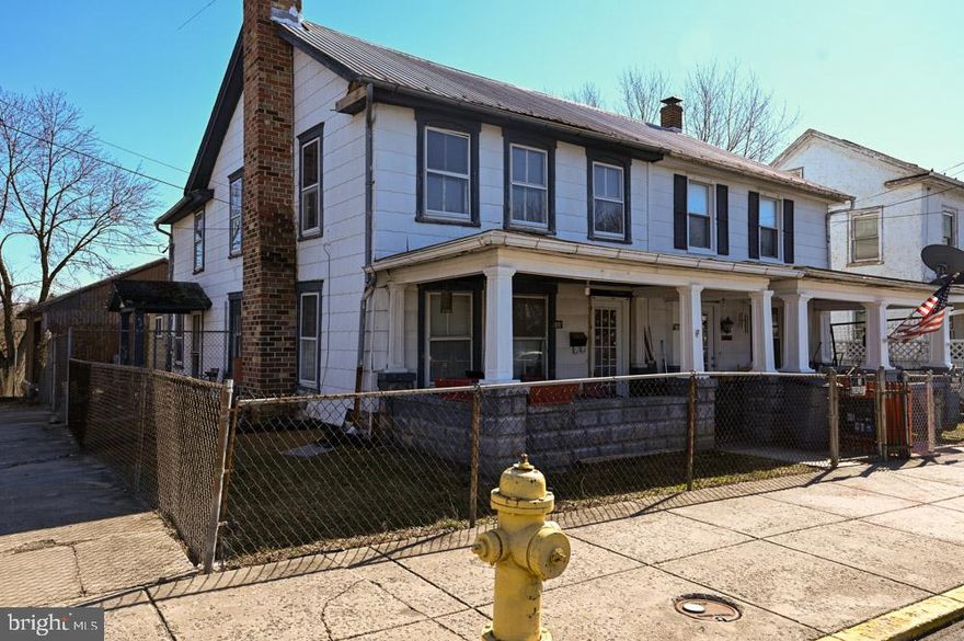 Great Investment Opportunity!  This As Is home is priced for a quick sale.  It will require work and non-conventional financing (Cash, Rehab Loan, Commercial Loan, etc.).  This 3 bedroom, 1 bath half-duplex is located on a corner lot, with a location convenient to I-81 and all of Martinsburg.  This could make a great flip, rental property, or more accessible entry point for a primary residence.  There is an additional lot in the rear that could also be purchased (See: WVBE2028966).