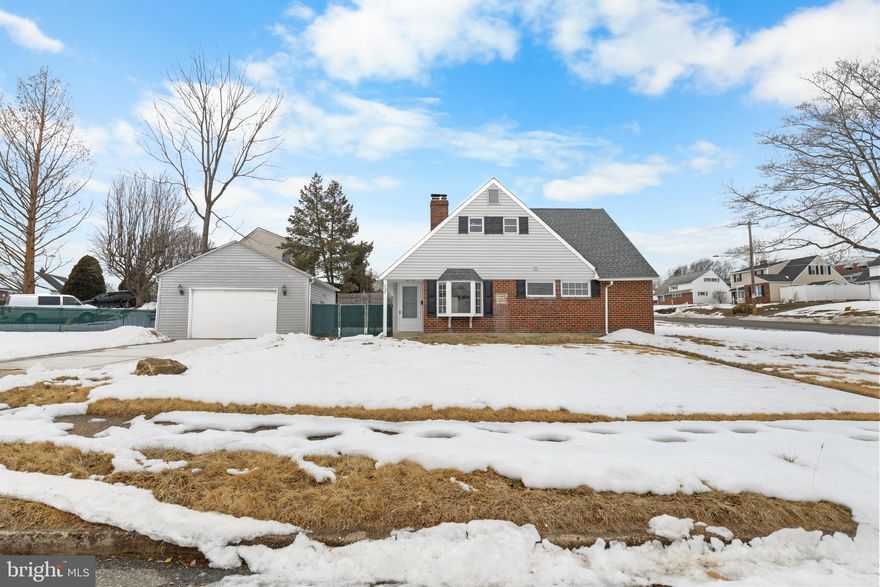 Beautiful Cape located in the heart of Northeast area. 4 bedrooms, 2 full bath, living room. 2 bedroom 1 bath on first floor. 2 more bedrooms and full bath on 2nd floor. Huge backyard and oversized 2 car garage. Located close to shopping malls, schools, restaurants, I95, public transportation. Hardwood flooring, new tiling, fresh paint.