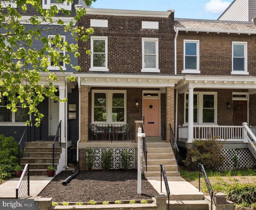 This distinguished residence offers architectural heritage and an opportunity to customize your dream home. Handsome facade and classic proportions welcome you to sun-filled interiors featuring exposed brick and rich hardwood floors. The upper-level bedrooms provide serene retreats with flexibility for office space or baby’s room, and the versatile lower level expands living possibilities. Perfectly positioned near Lincoln Park, the fields at RFK, and the nearby Metro, you can ditch the car in your parking spot and explore the neighborhood on foot – the best of the Hill is at your fingertips.